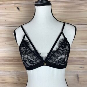 Gooseberry Intimates Bralette Women S Lace Strappy Eyelash Triangle Lingerie